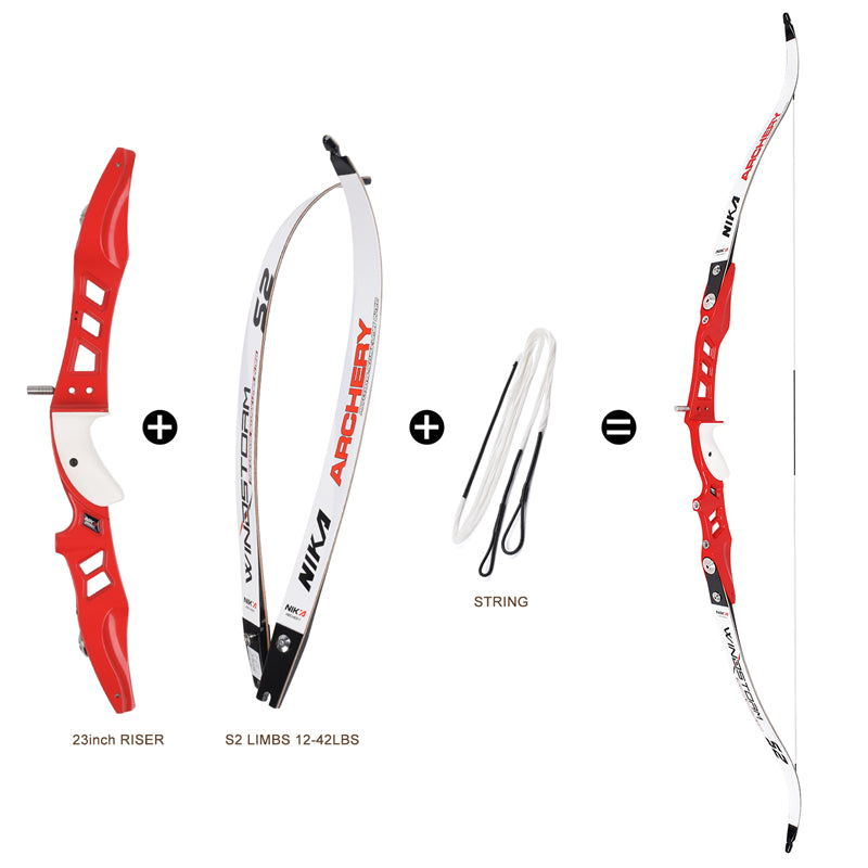 Archery Recurve Bow ET-5 23'' ILF Riser with S2 Limb RH