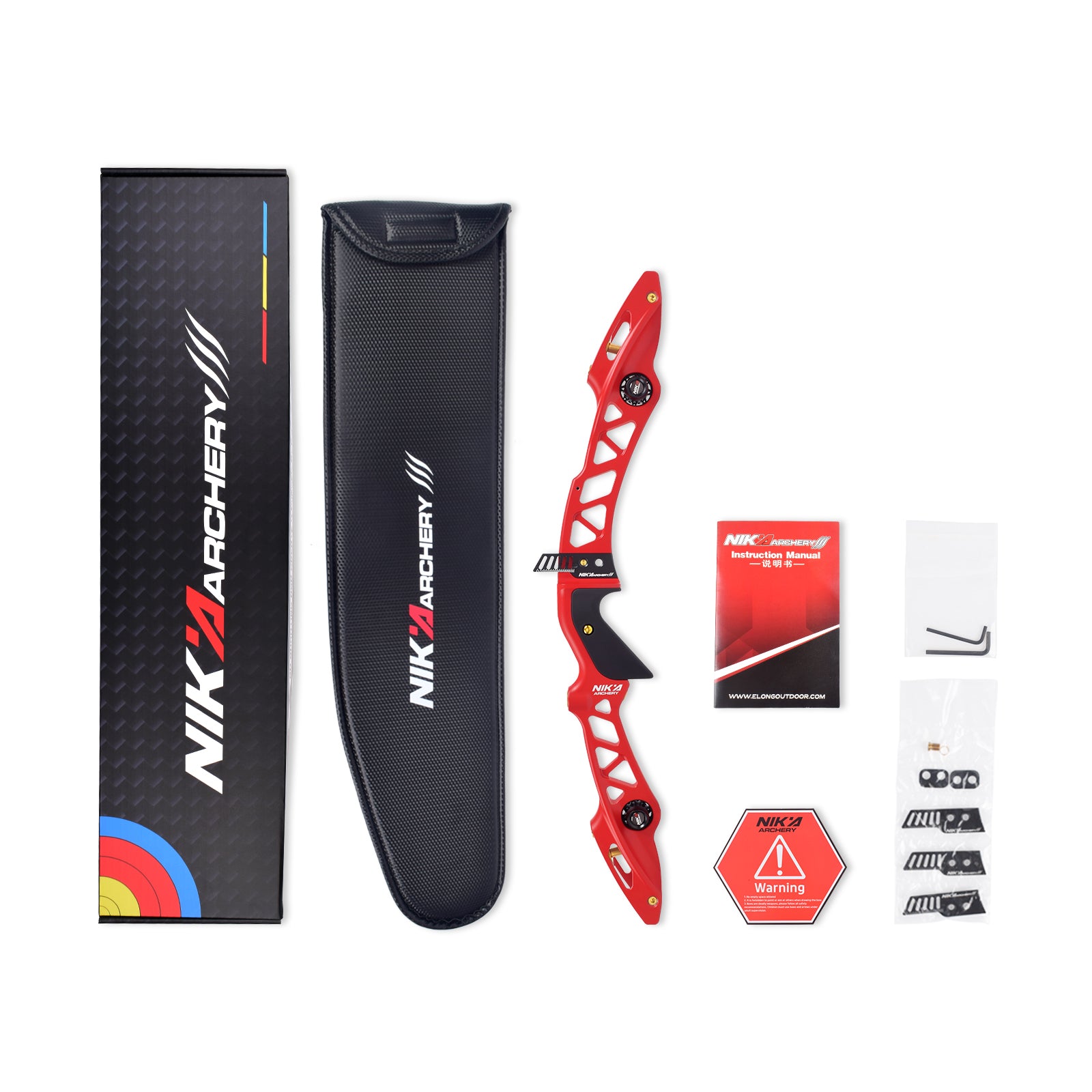 Nika Archery ET-19AL Stars 25inch ILF Recurve Riser for Right Hand