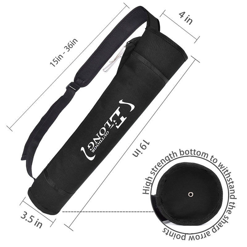 Archery Back Hip Arrow Quiver Arrows Holder Bag