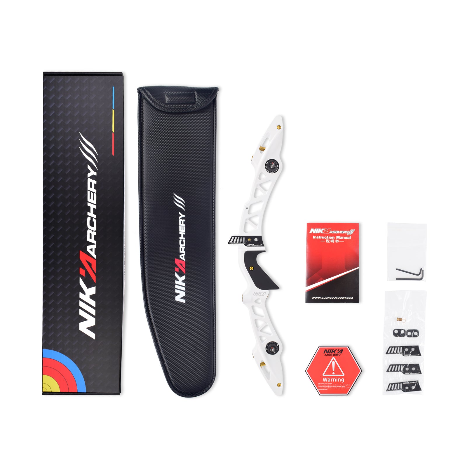 Nika Archery ET-19AL Stars 25inch ILF Recurve Riser for Right Hand