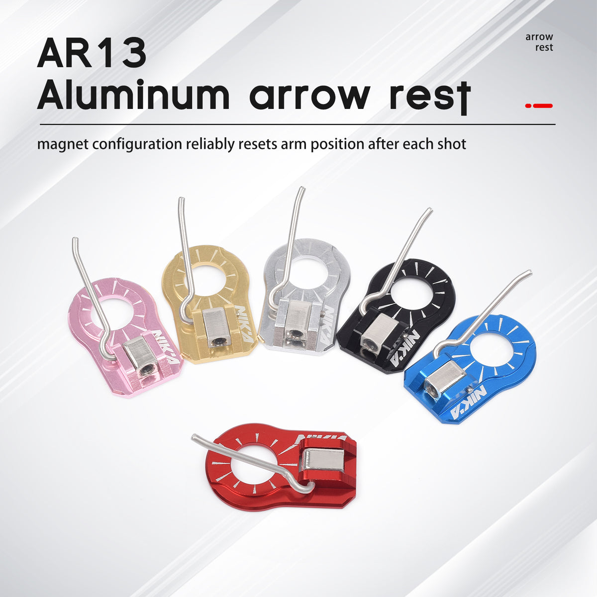Nika Archery Magnetic Aluminum Arrow Rest