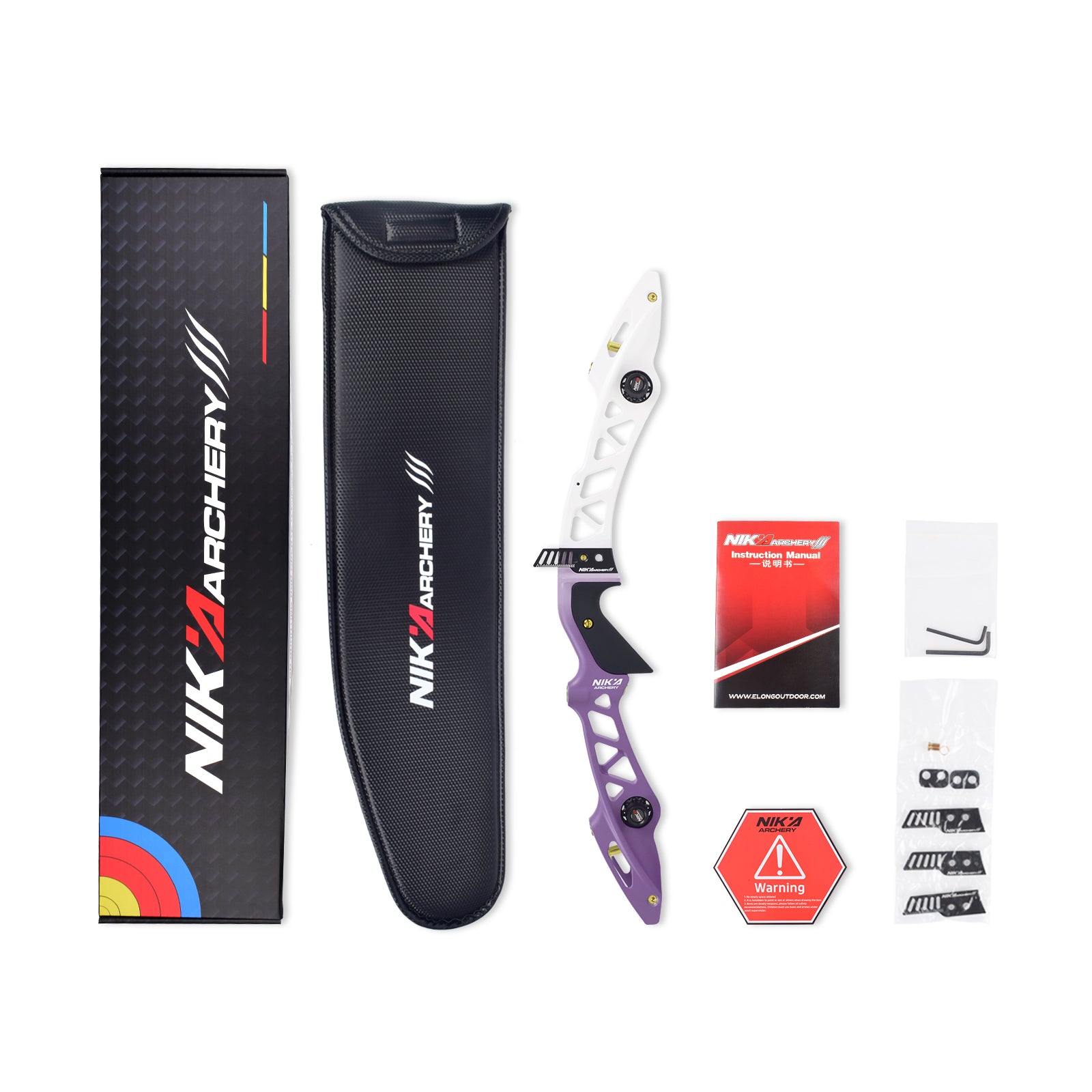 Nika Archery ET-19AL Stars 25inch ILF Recurve Riser for Right Hand