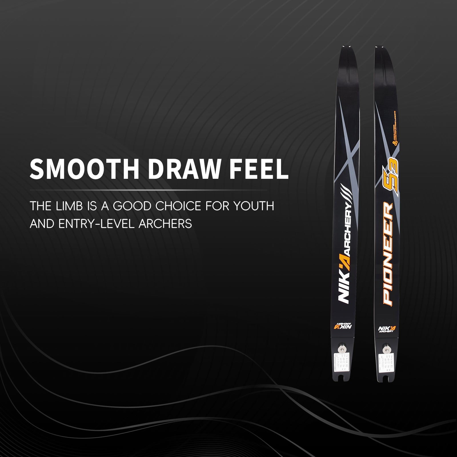 Nika Archery S3 Pioneer Foam Core ILF Recurve Limbs