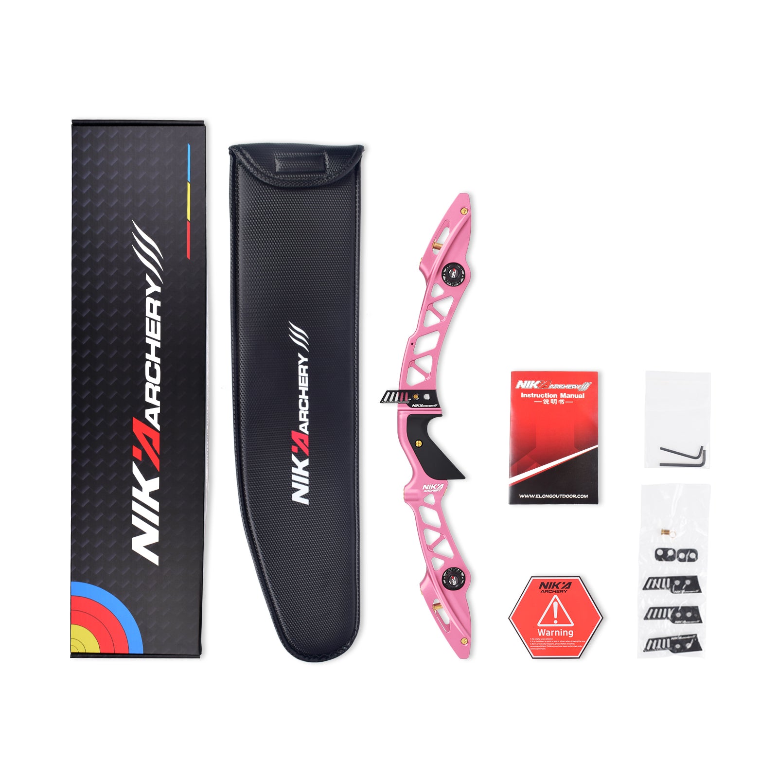 Nika Archery ET-19AL Stars 25inch ILF Recurve Riser for Right Hand