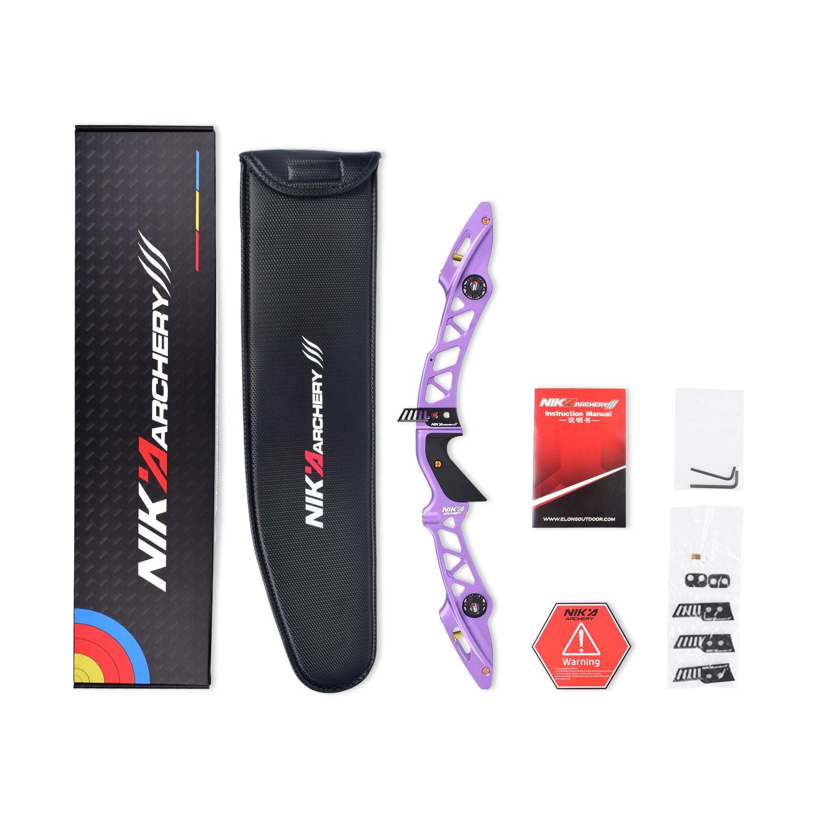 Nika Archery ET-19AL Stars 25inch ILF Recurve Riser for Right Hand