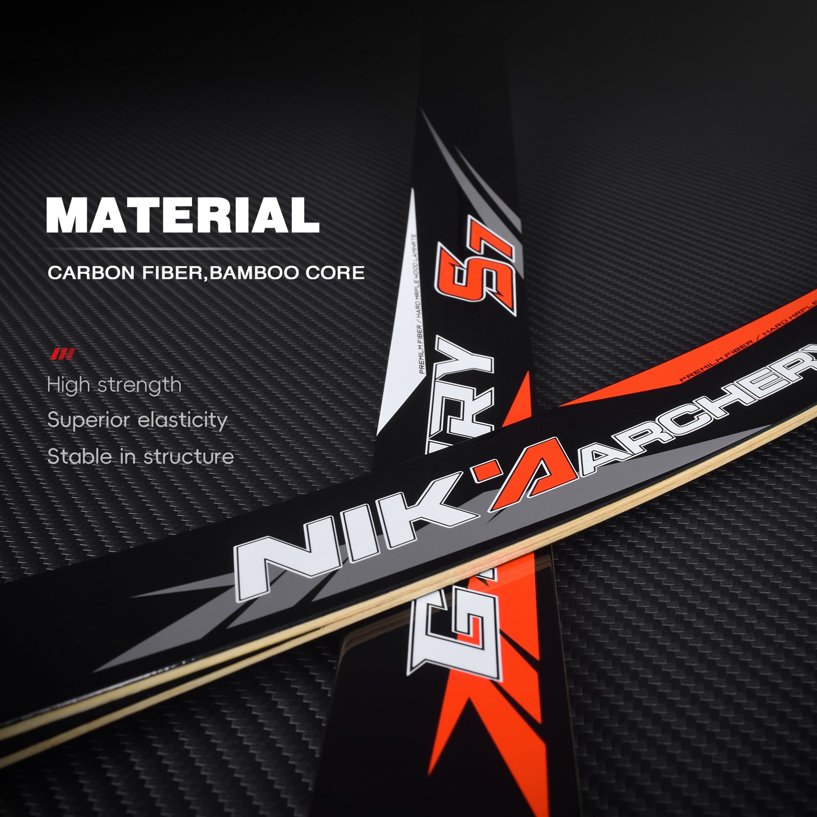 Nika Archery S7 Glory Carbon ILF Recurve Limbs