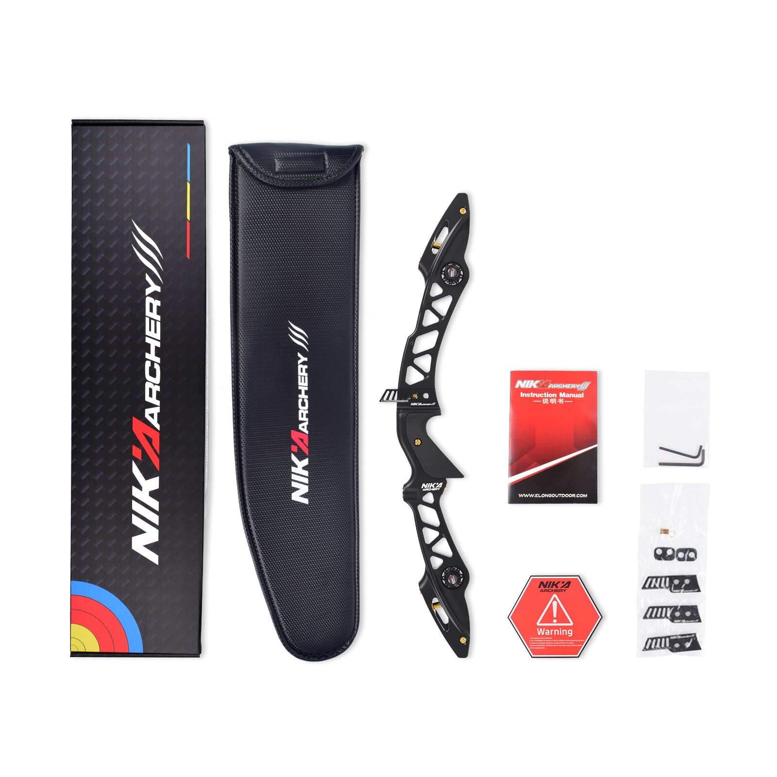 Nika Archery ET-19AL Stars 25inch ILF Recurve Riser for Right Hand