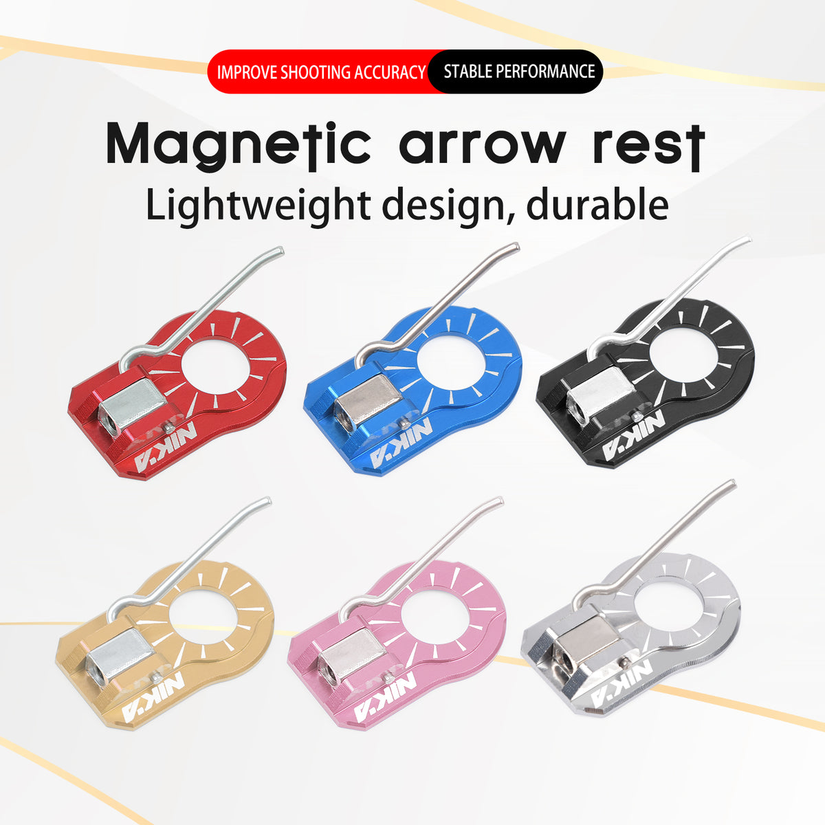 Nika Archery Magnetic Aluminum Arrow Rest
