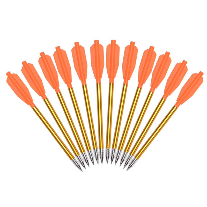 6.5 inch Crossbow Bolts Hollow Aluminum Carbon Steel Point