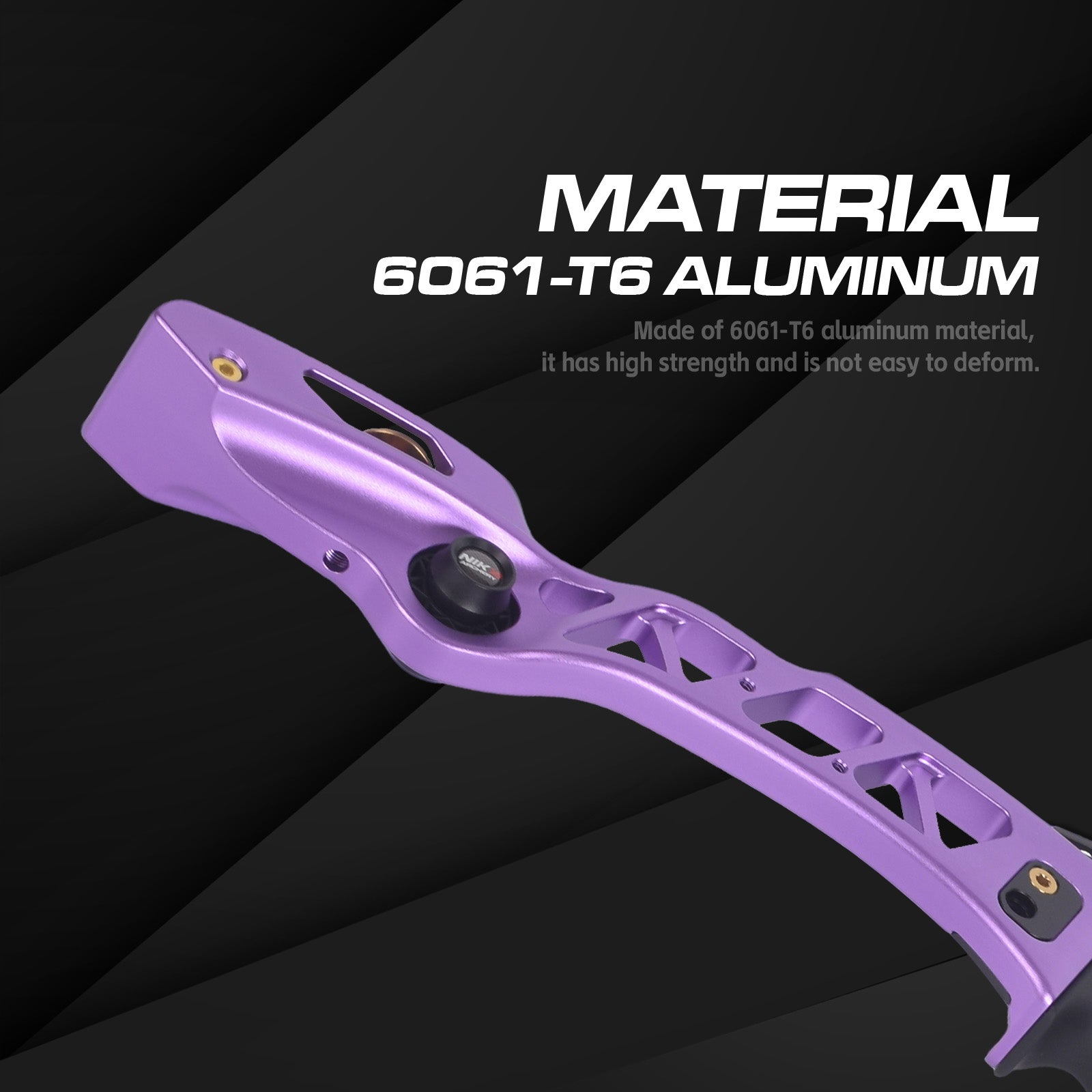 Nika Archery ET-19AL Stars 25inch ILF Recurve Riser for Right Hand