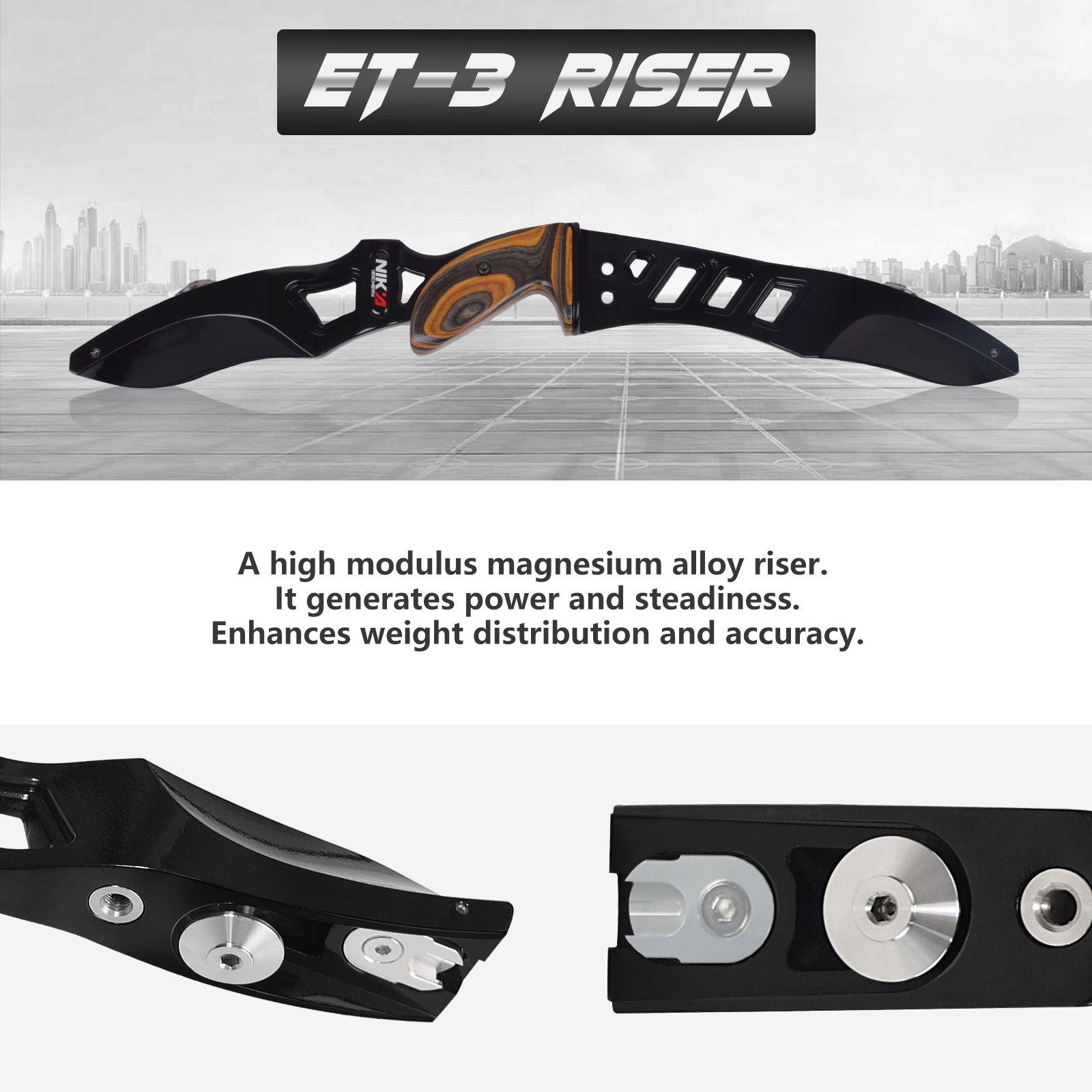 ET-3 21 inch ILF Recure Riser Magnesium Alloy for Left Hand