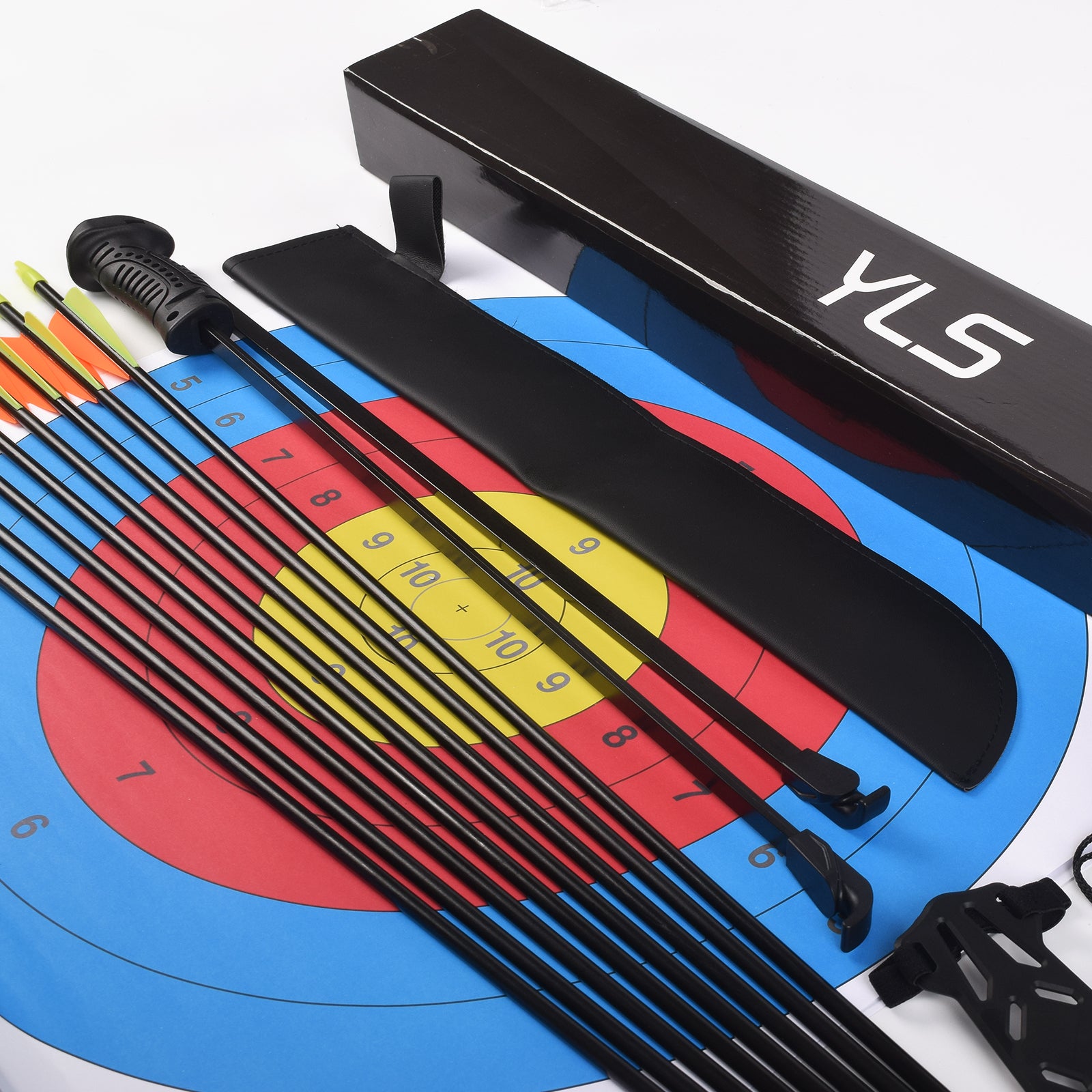 YLS Archery Recurve Bow Set Youth Bow and Arrow Set Target Shooting Practice Game