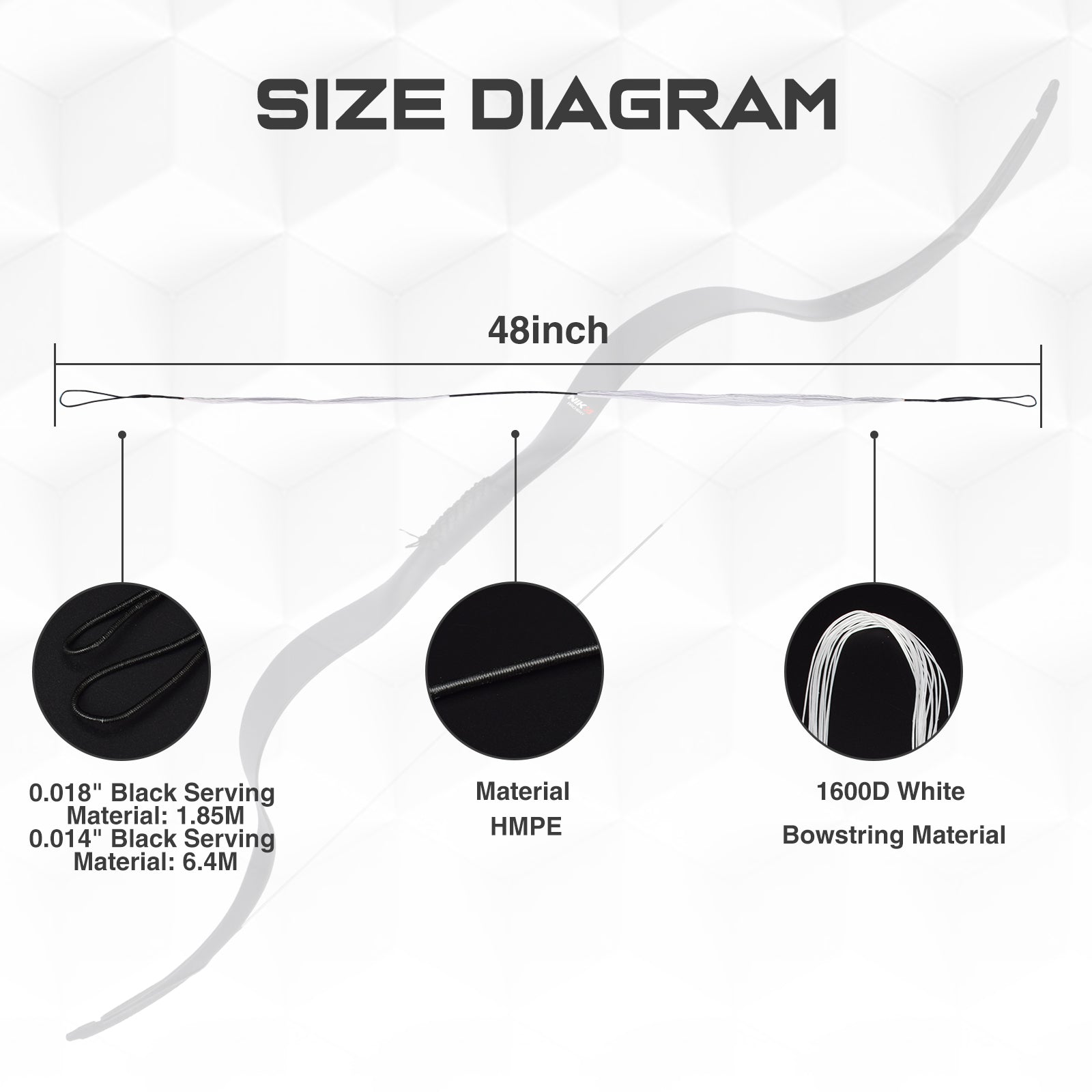HMPE Replacement Archery Bow String