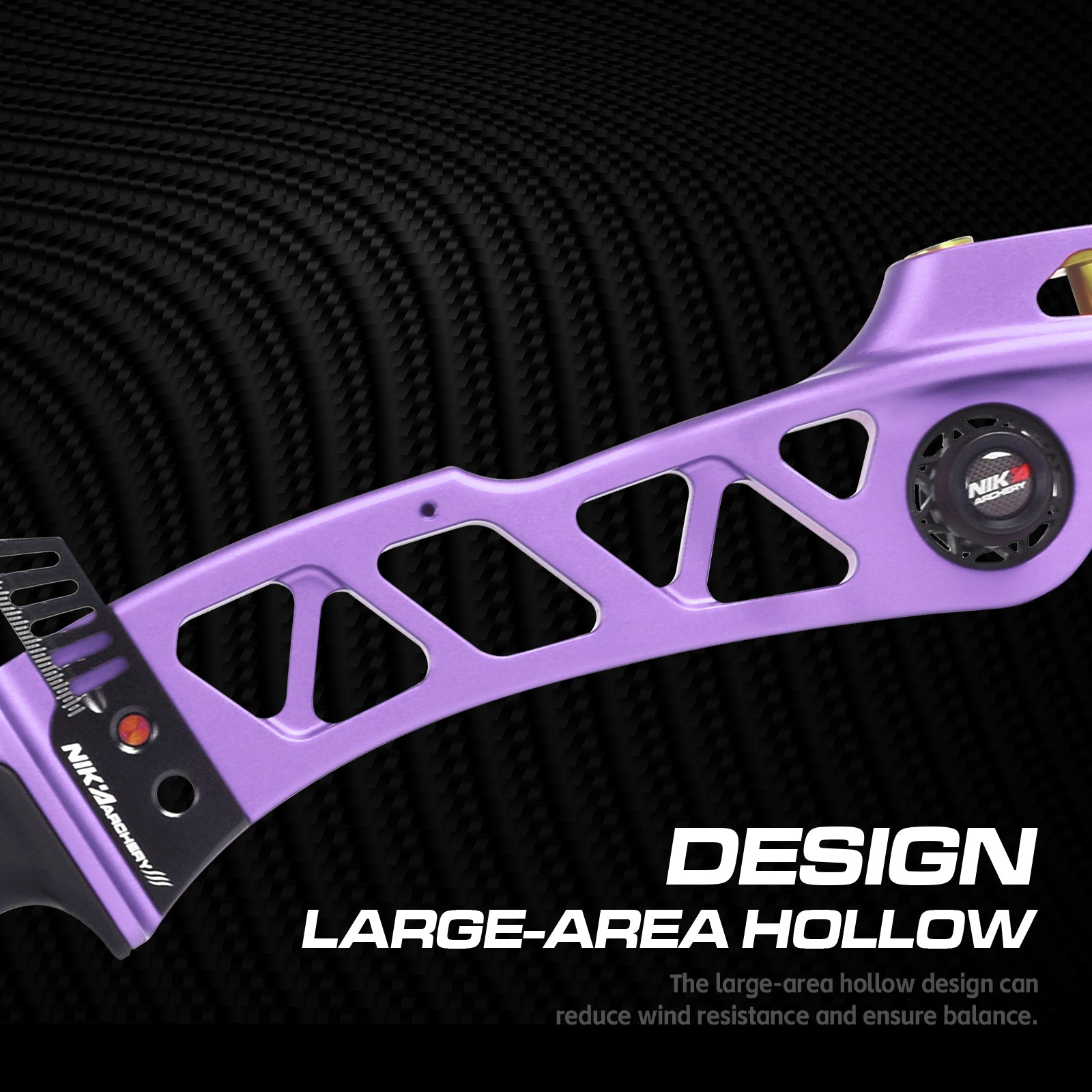 Nika Archery ET-19AL Stars 25inch ILF Recurve Riser for Right Hand