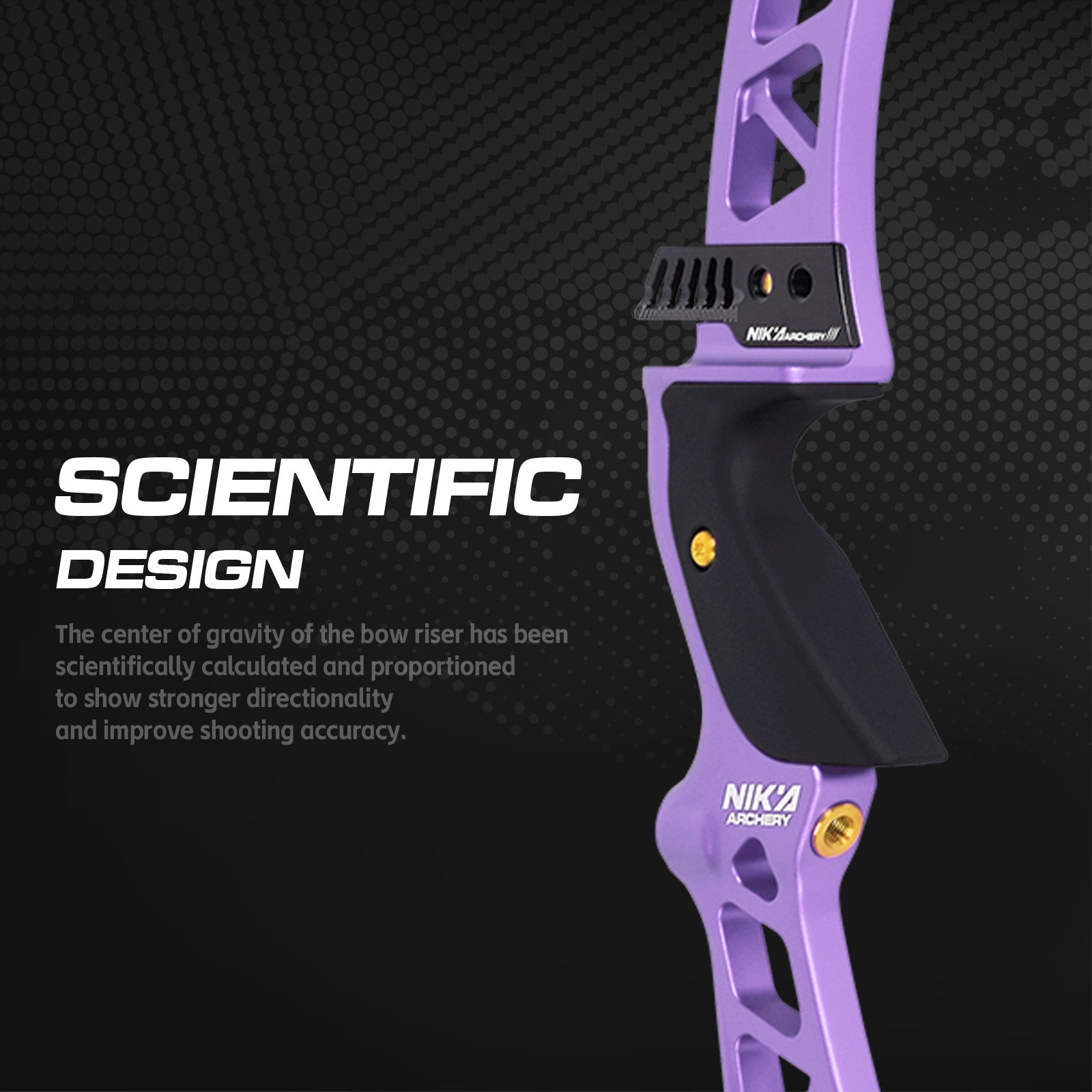 Nika Archery ET-19AL Stars 25inch ILF Recurve Riser for Right Hand