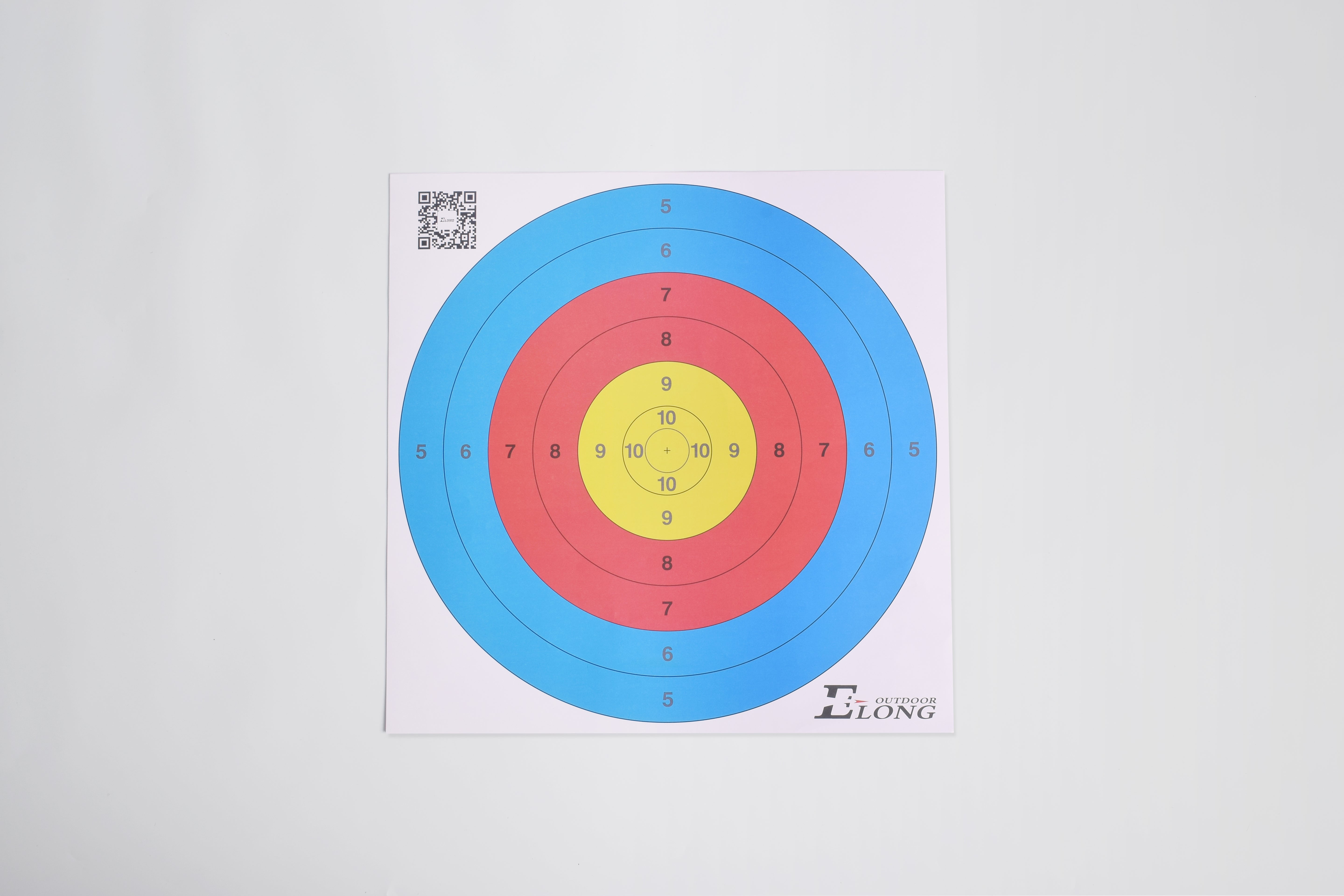 ELONG OUTDOOR 20Pcs 40*40cm Target Paper for Arrow Shooting Archery Practice Hunting Bow Archery Target