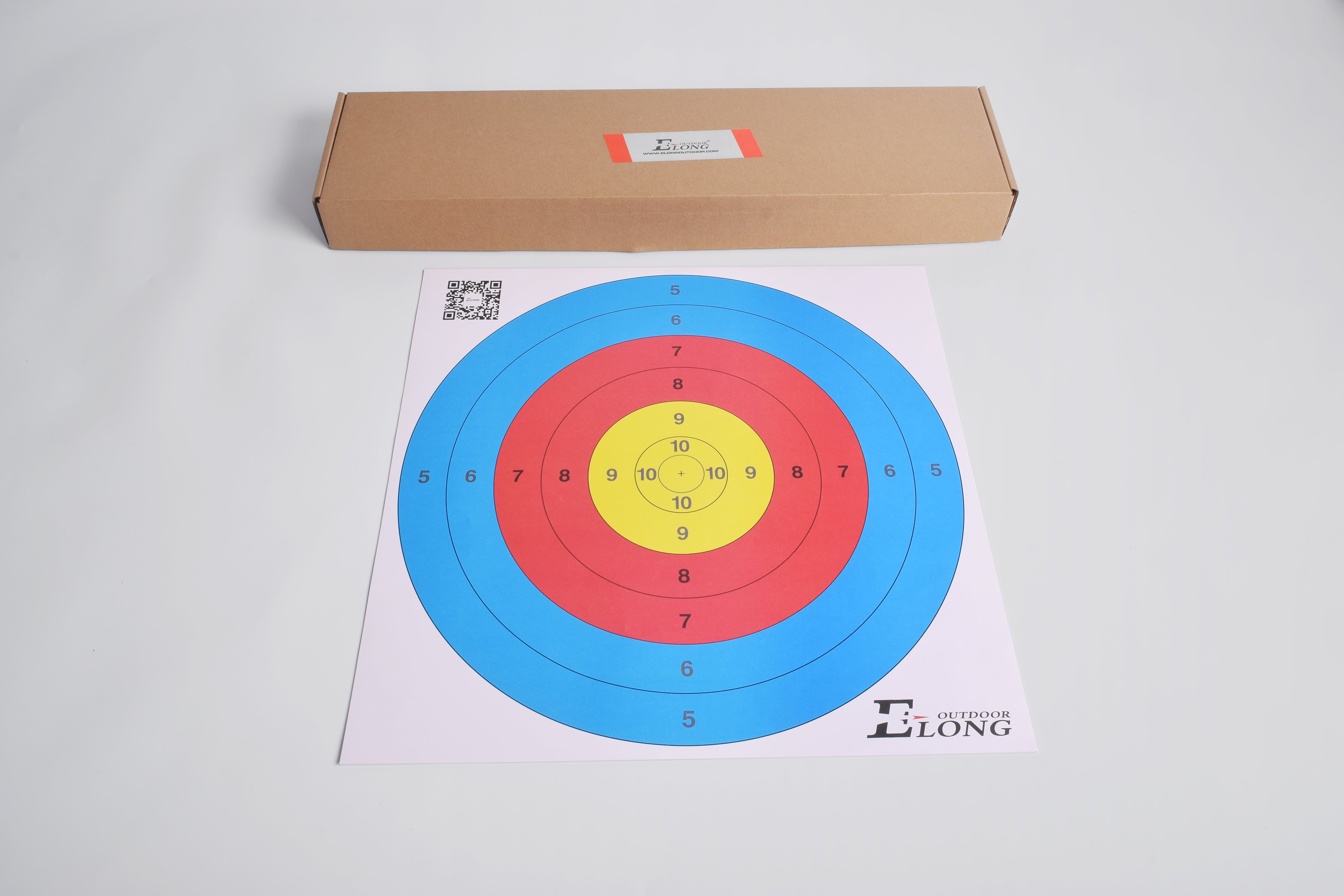ELONG OUTDOOR 20Pcs 40*40cm Target Paper for Arrow Shooting Archery Practice Hunting Bow Archery Target