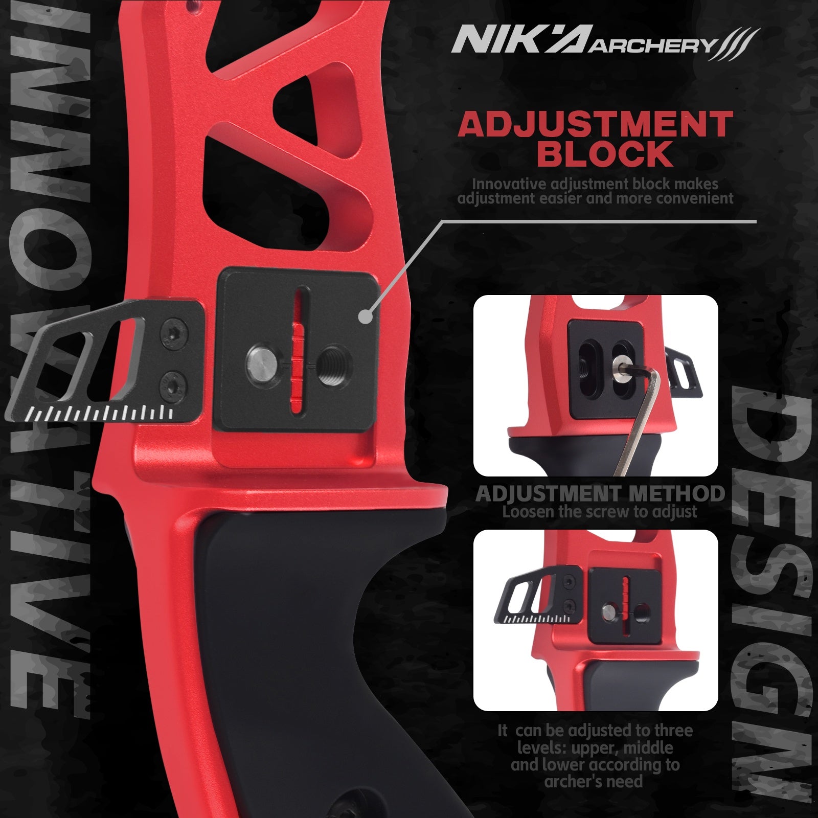 Nika Archery ET-20 Tectonic 27inch ILF Recurve Riser