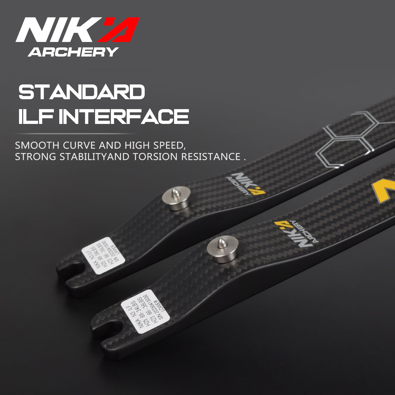 68" @25H N3 PRO Limbs 100% Carbon Fiber Limbs