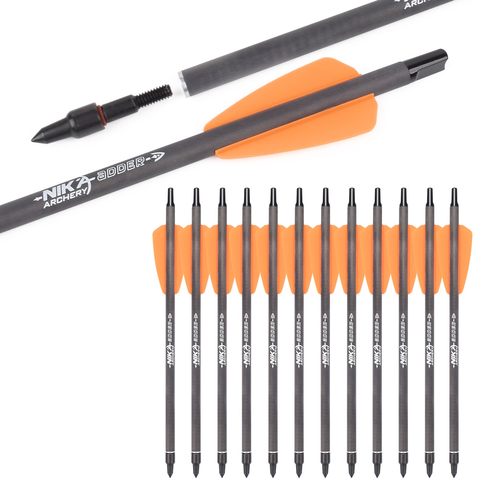 7.5 inch Carbon Crossbow Bolt For COBRA SYSTEM R9