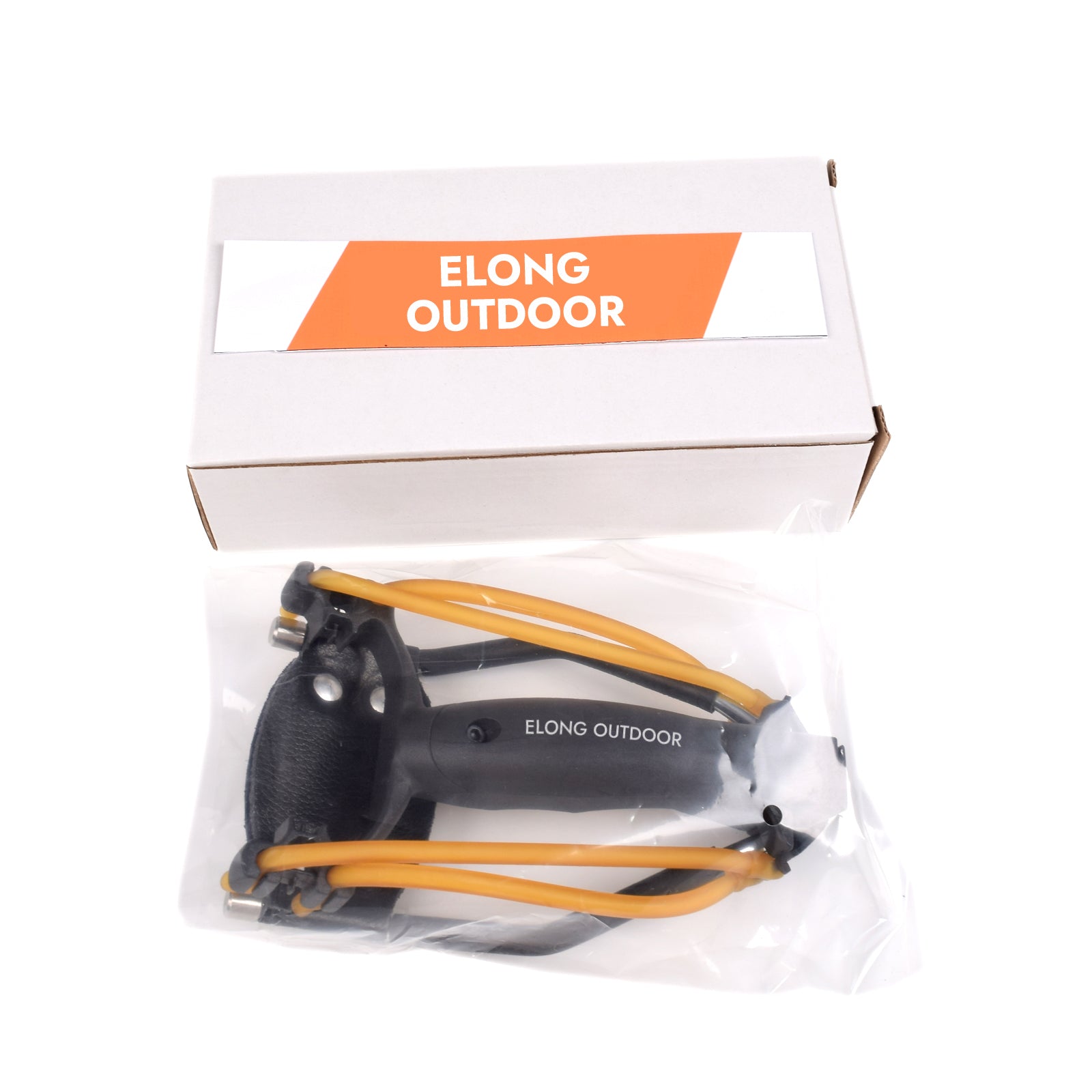 ELONG OUTDOOR Archery Slingshot Powerful Crossbow Hunting Sling Shot With Rubber Band