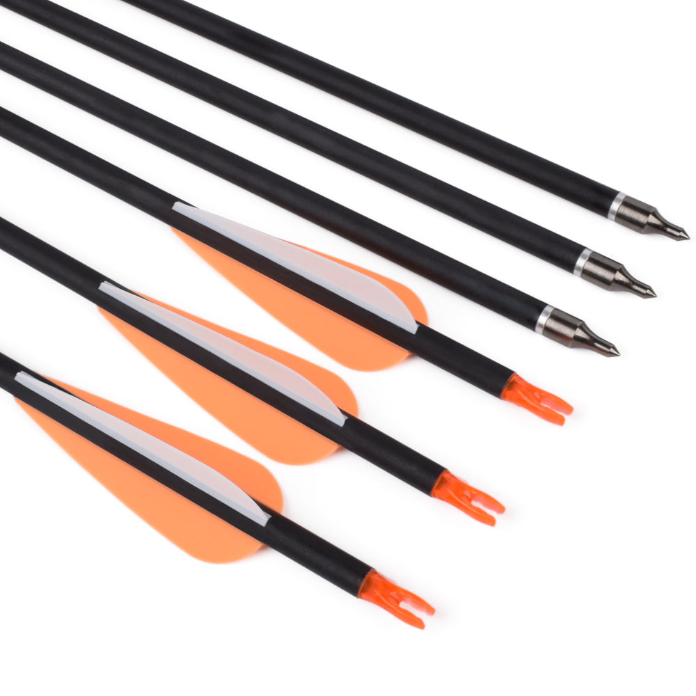 28-30 inch Carbon Arrow Archery Target Hunting Practice Arrows 12 pieces US