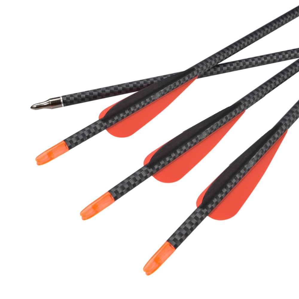 Flechas de carbono 3K de 30 pulgadas con impresión de tejido SP340 arco recurvo compuesto para disparar EE. UU.