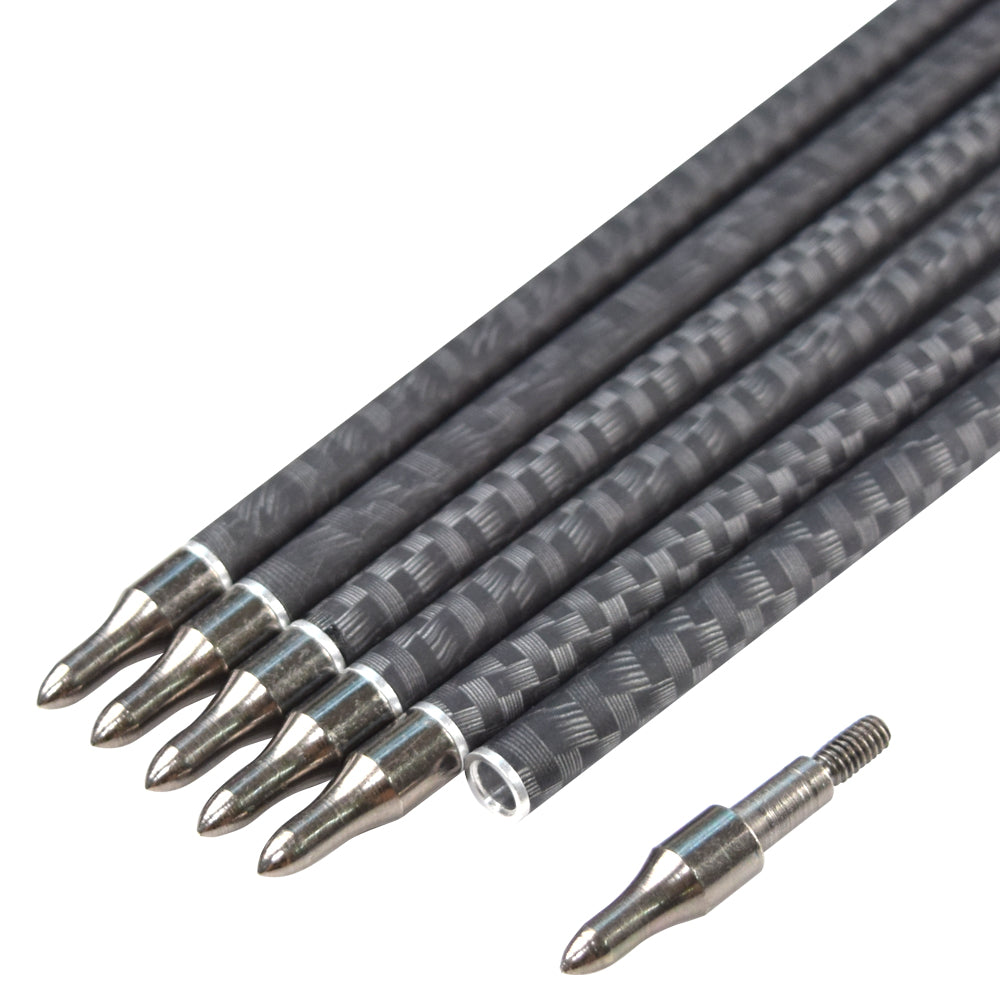 Flechas de carbono 3K de 30 pulgadas con impresión de tejido SP340 arco recurvo compuesto para disparar EE. UU.