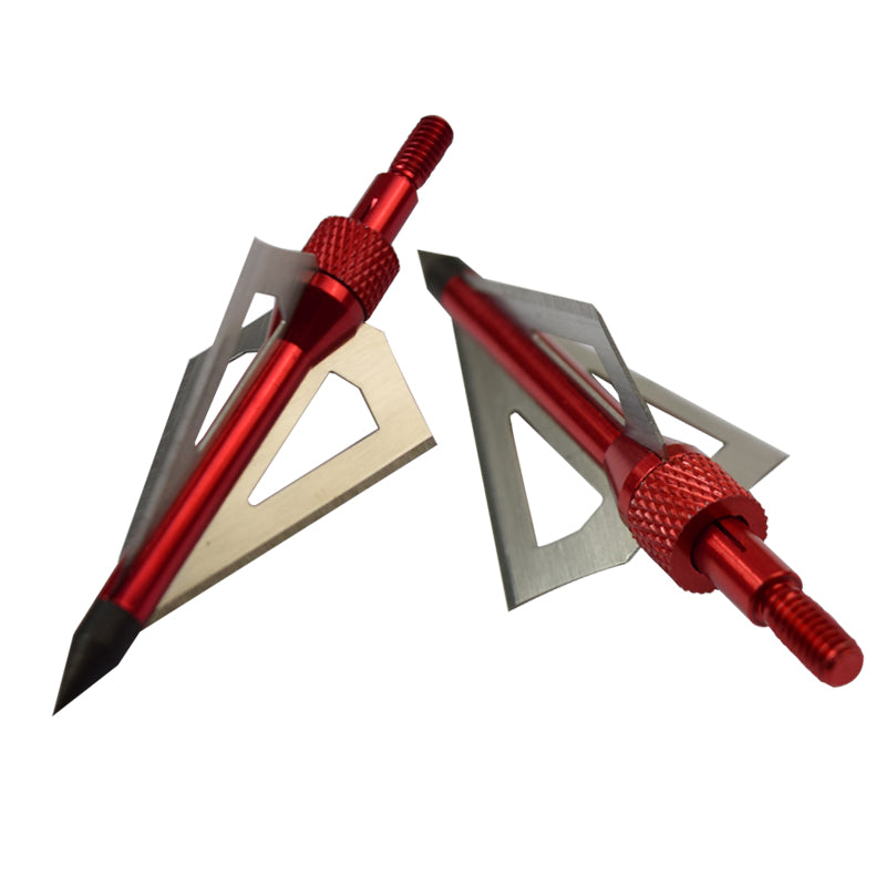 100gr Archery Hunting Tips Broadheads Screw Points 12Pack