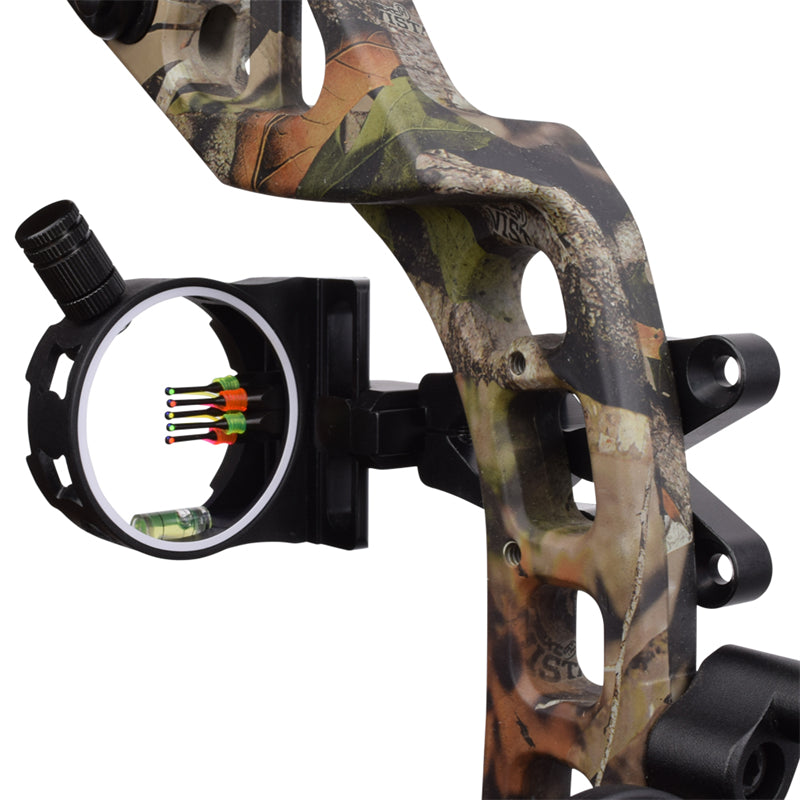 5pin Bow Sight For Archery Compound Bow Sight Hunting Adjustable for RH/LH