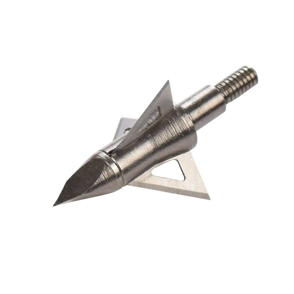12pcs 100GR Stainless Steel Broadhead 3 Sharp Blades Arrowhead US