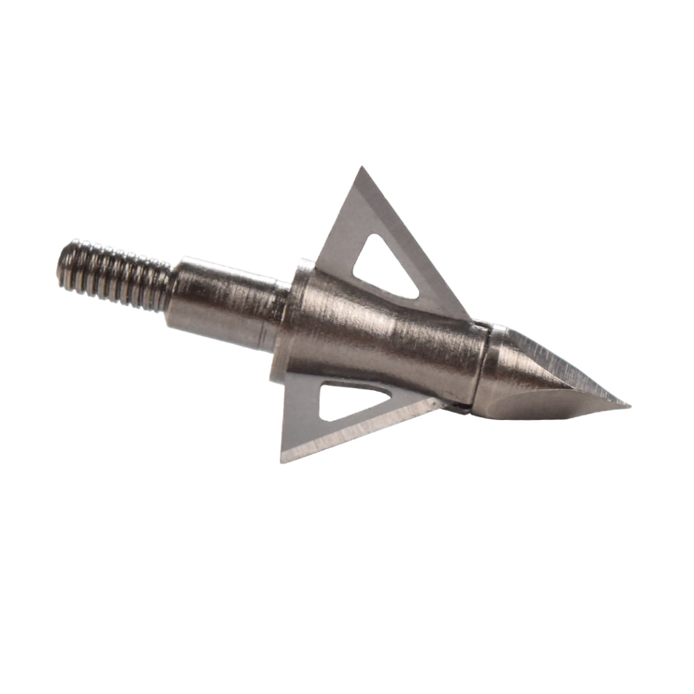 Archery Broadheads 3 Fixed Blade 100 Grain Arrow Head with Case Box