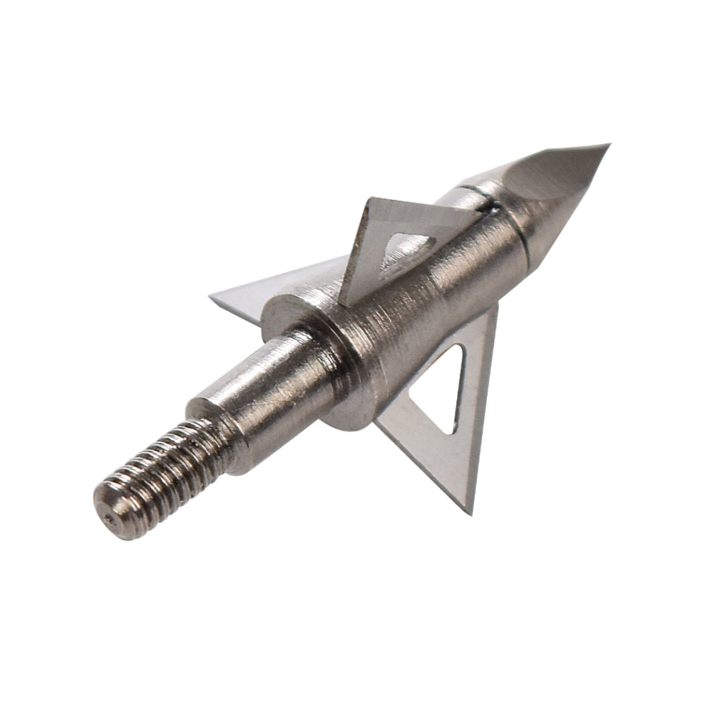 12pcs 100GR Stainless Steel Broadhead 3 Sharp Blades Arrowhead US