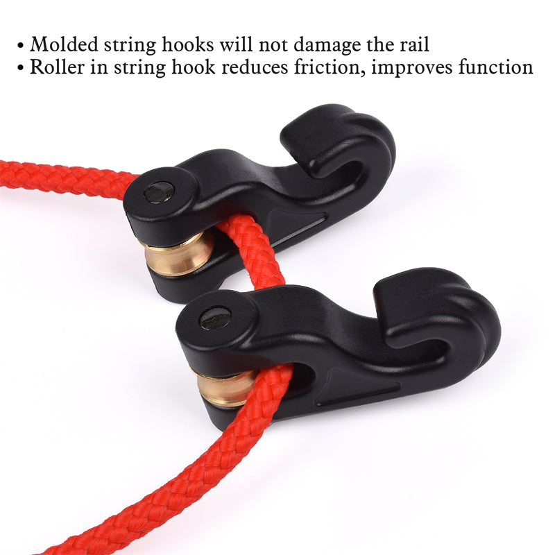 Archery Crossbow Cocking Device 3-Finger Cocker Rope DoubleT Handle Strings US