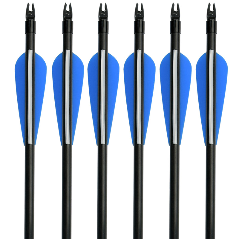 22-36 Zoll ID 6 mm Fiberglas-Schaftpfeil für Bogenschießen, Outdoor-Sportschießen