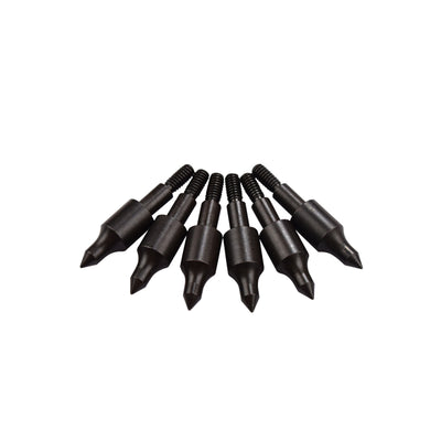12pcs 100 Grain Steel Screw-in Archery Arrow Point