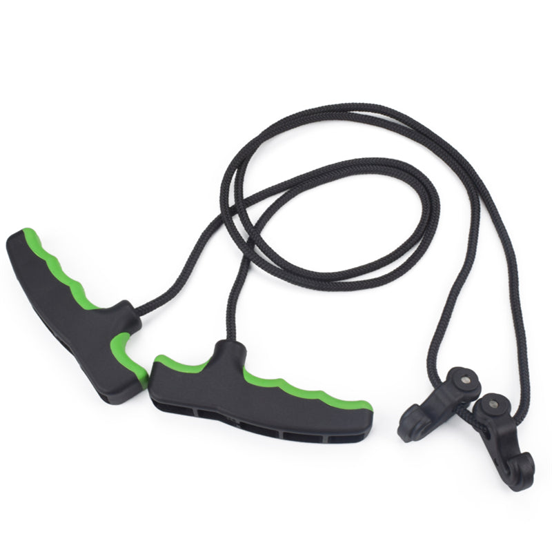 Archery Crossbow Cocking Device 3-Finger Cocker Rope DoubleT Handle Strings US