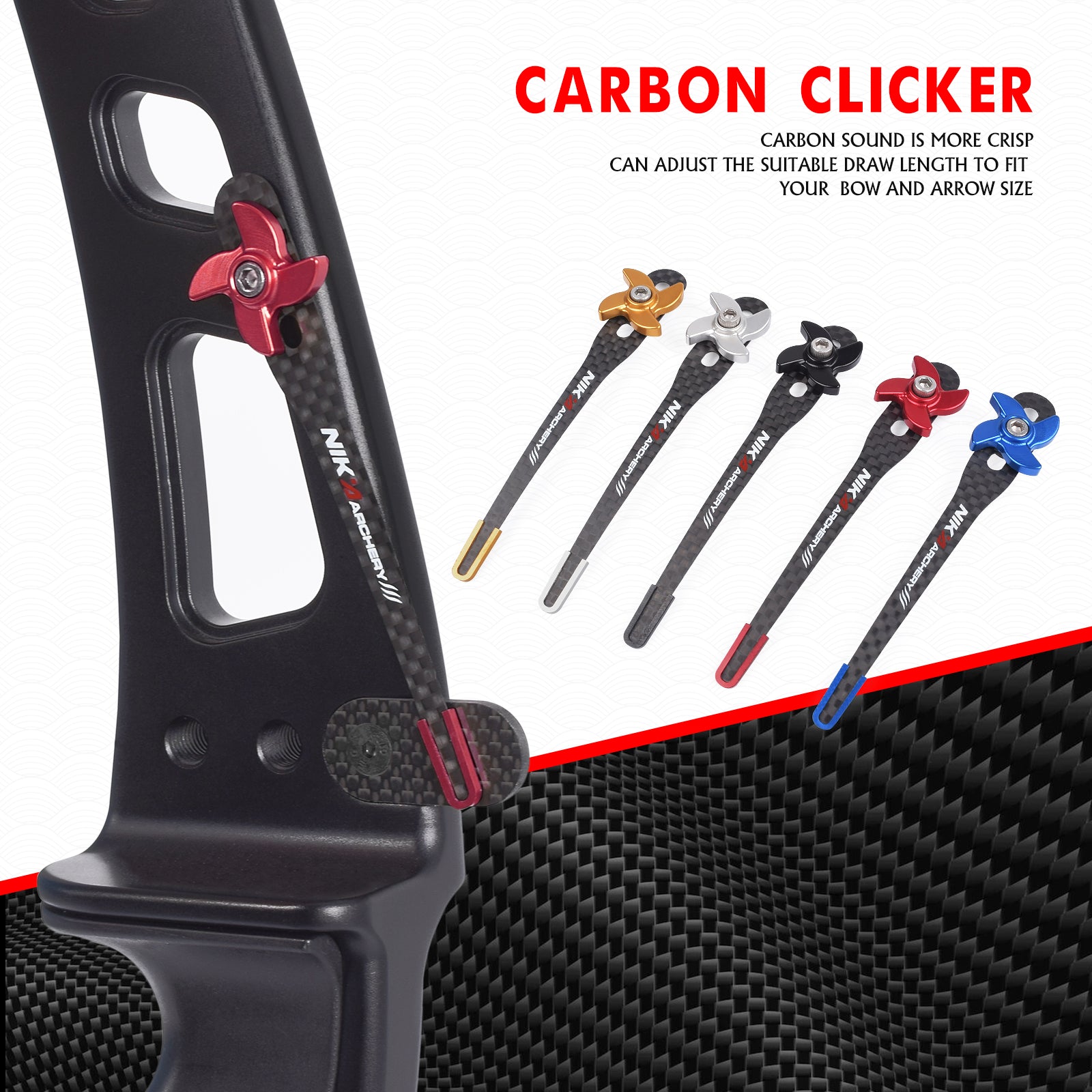 Carbon Fiber Clicker 26CK03 Clicker