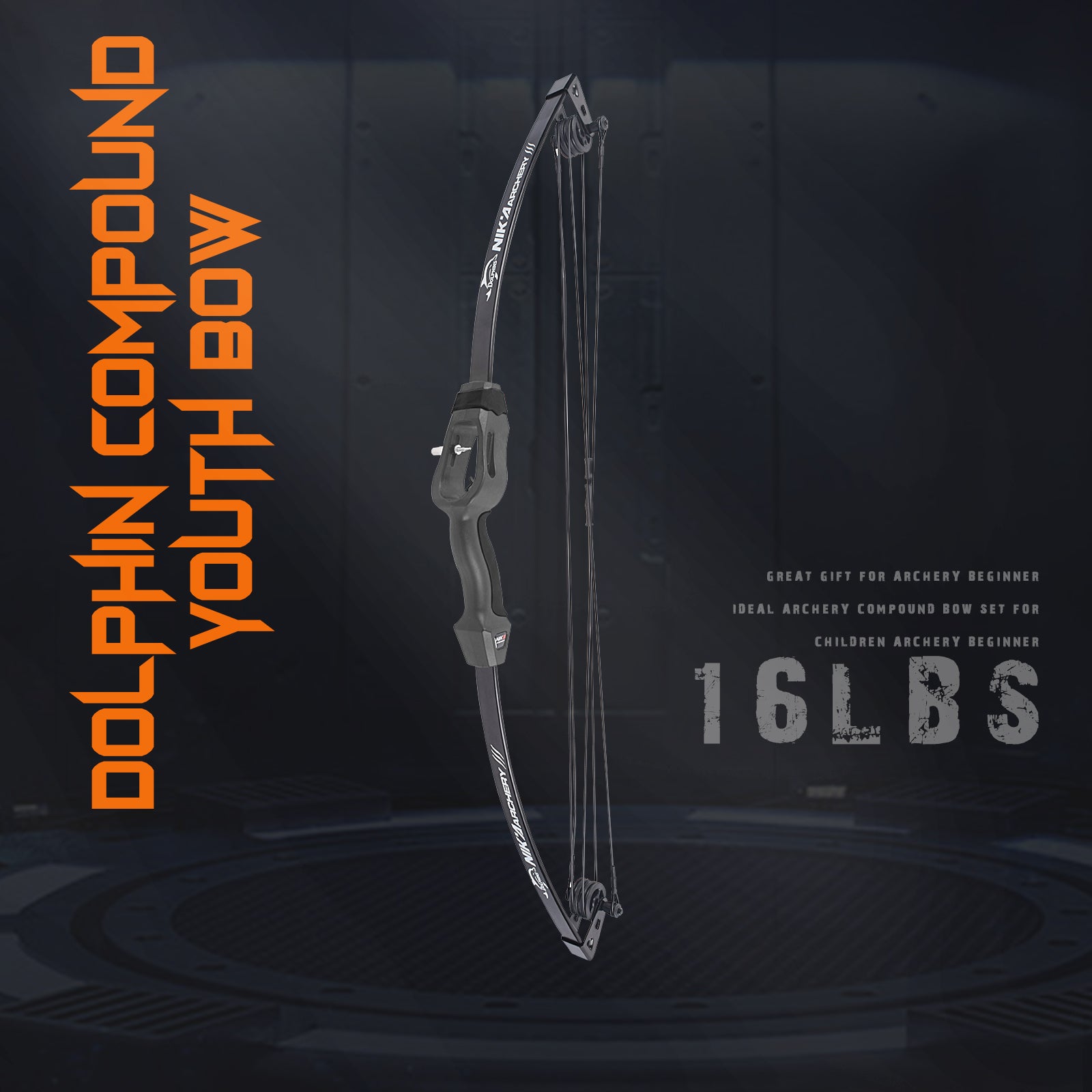 16LBS Compound Bow and Arrow Set Outdoor for Youth Children Junior Archery Beginner