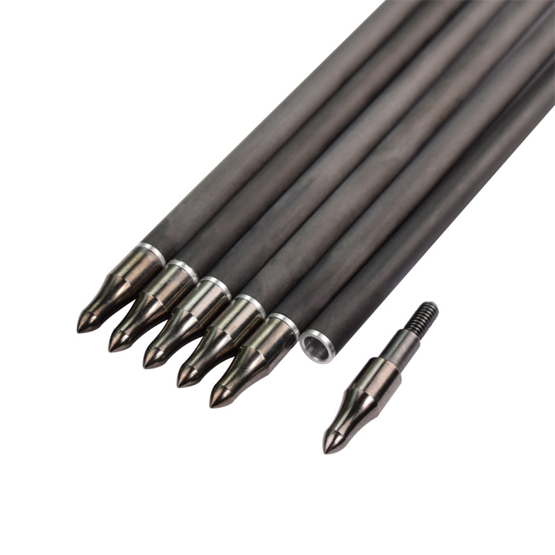 22-36 inch I.D. 6.2mm Carbon Arrow 12pcs