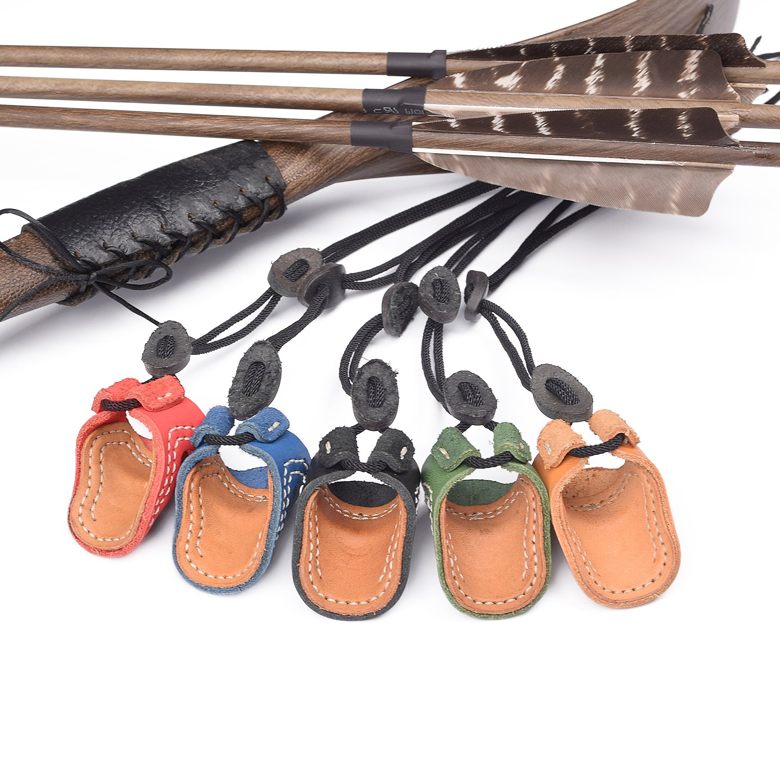 Armor Ming Guang Archery Thumb Ring And Wrist Strap Archery Finger Protector