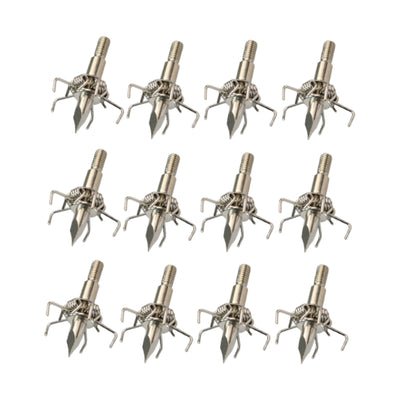 12pcs Arrow Tip Points Arrowhead Judo Broadhead 100Grain US