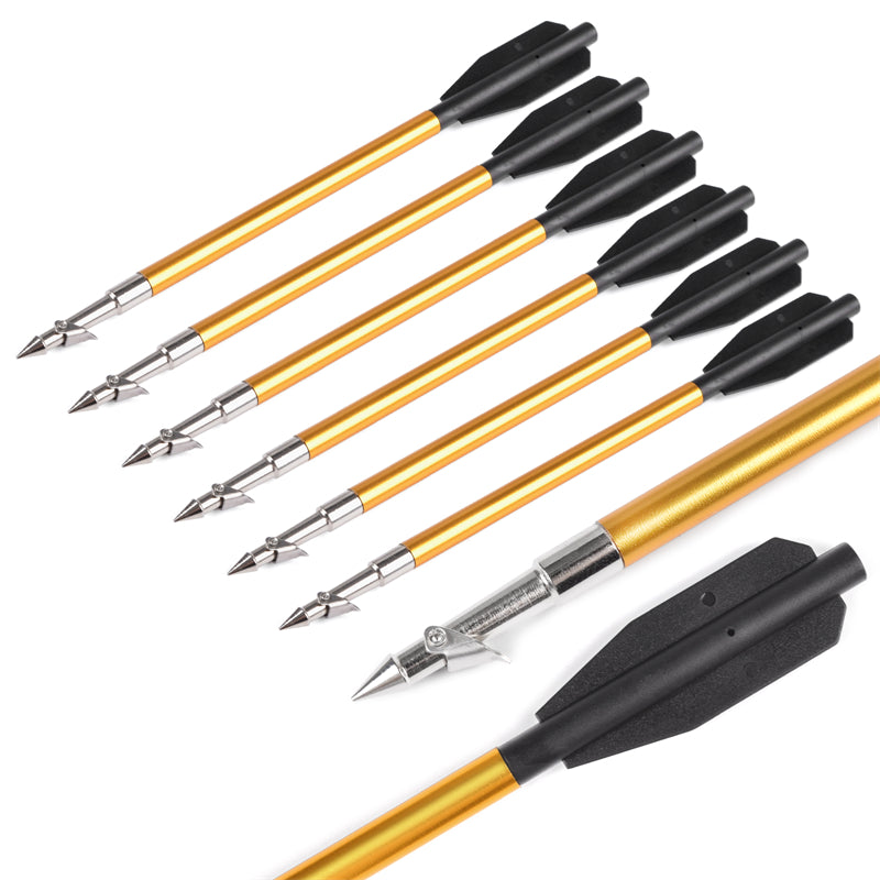 6.8" Aluminum Bow Fishing Hunting Bolts Arrows for Pistol Crossbow