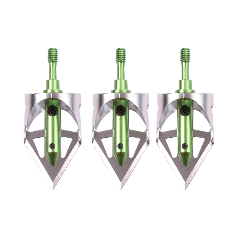 3X 360 Broadheads 100 Grain Armbrust Jagd Bogenschießen Bogen Schraubpfeile US
