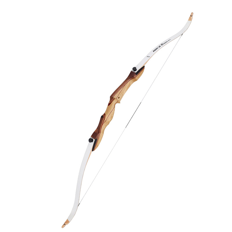 Juego de arcos y flechas para principiantes de 48/54 pulgadas con arco de  madera tradicional con 6 flechas de fibra de vidrio
