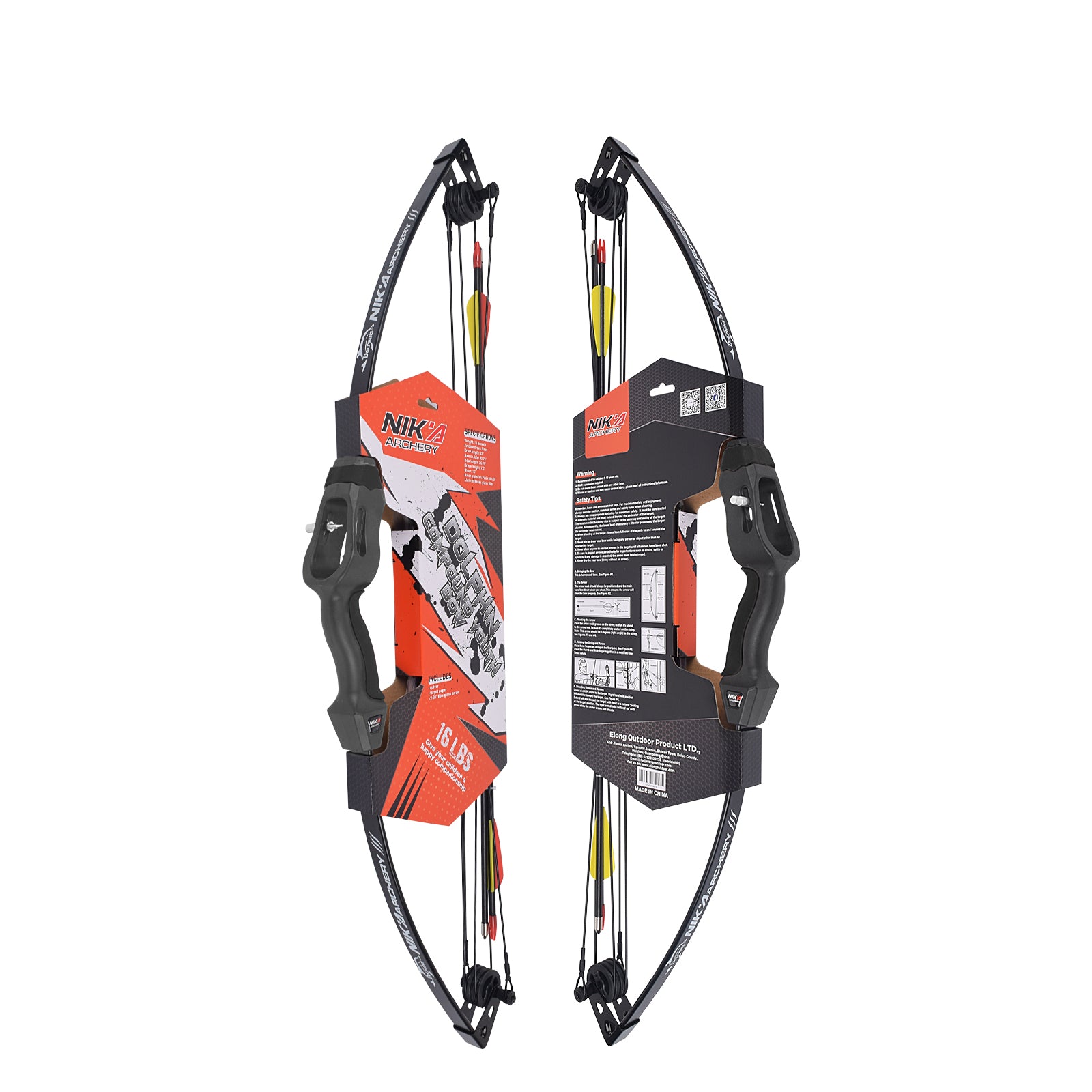 16LBS Compound Bow and Arrow Set Outdoor for Youth Children Junior Archery Beginner