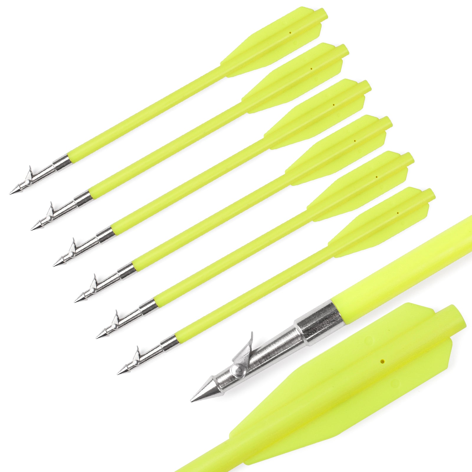 6.8" Plastic Bow Fishing Hunting Bolts Arrows for Pistol Crossbow