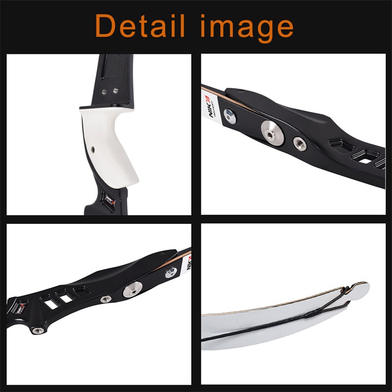 ET-6 Archery Recurve Bow Hunting ILF Riser with S2 Limbs Bow Recurve for Right Hand