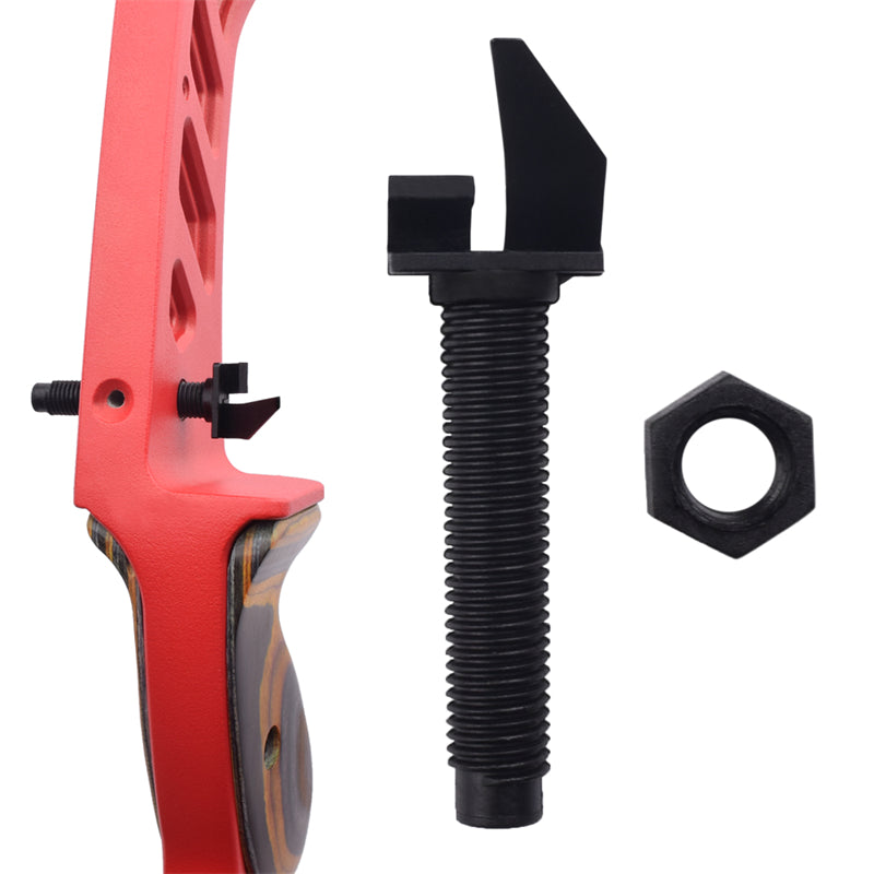 Soporte de flecha de plástico atornillable para arco recurvo para mano R/L