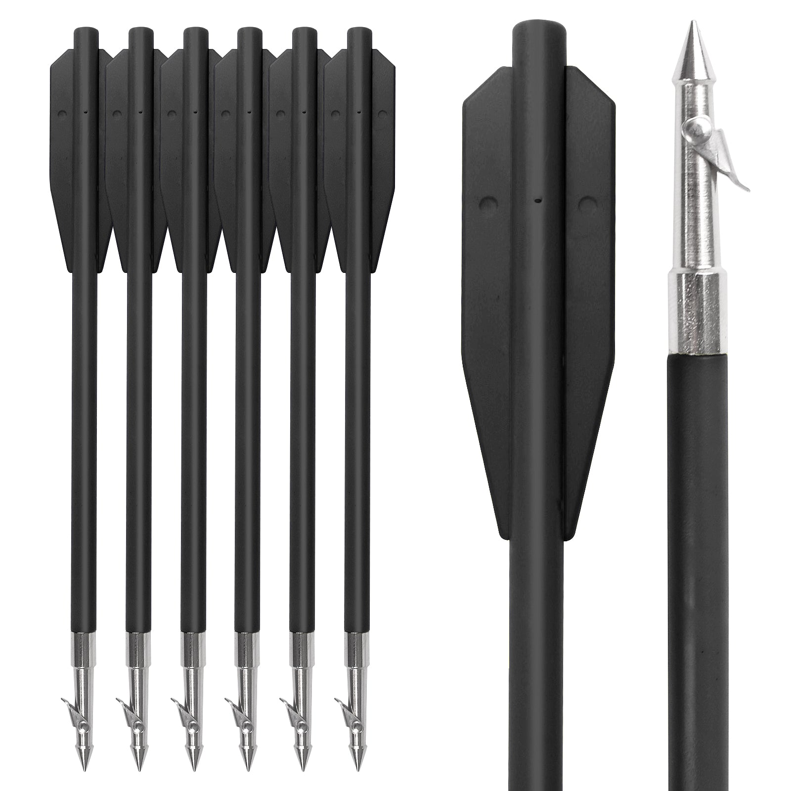 6.8" Plastic Bow Fishing Hunting Bolts Arrows for Pistol Crossbow